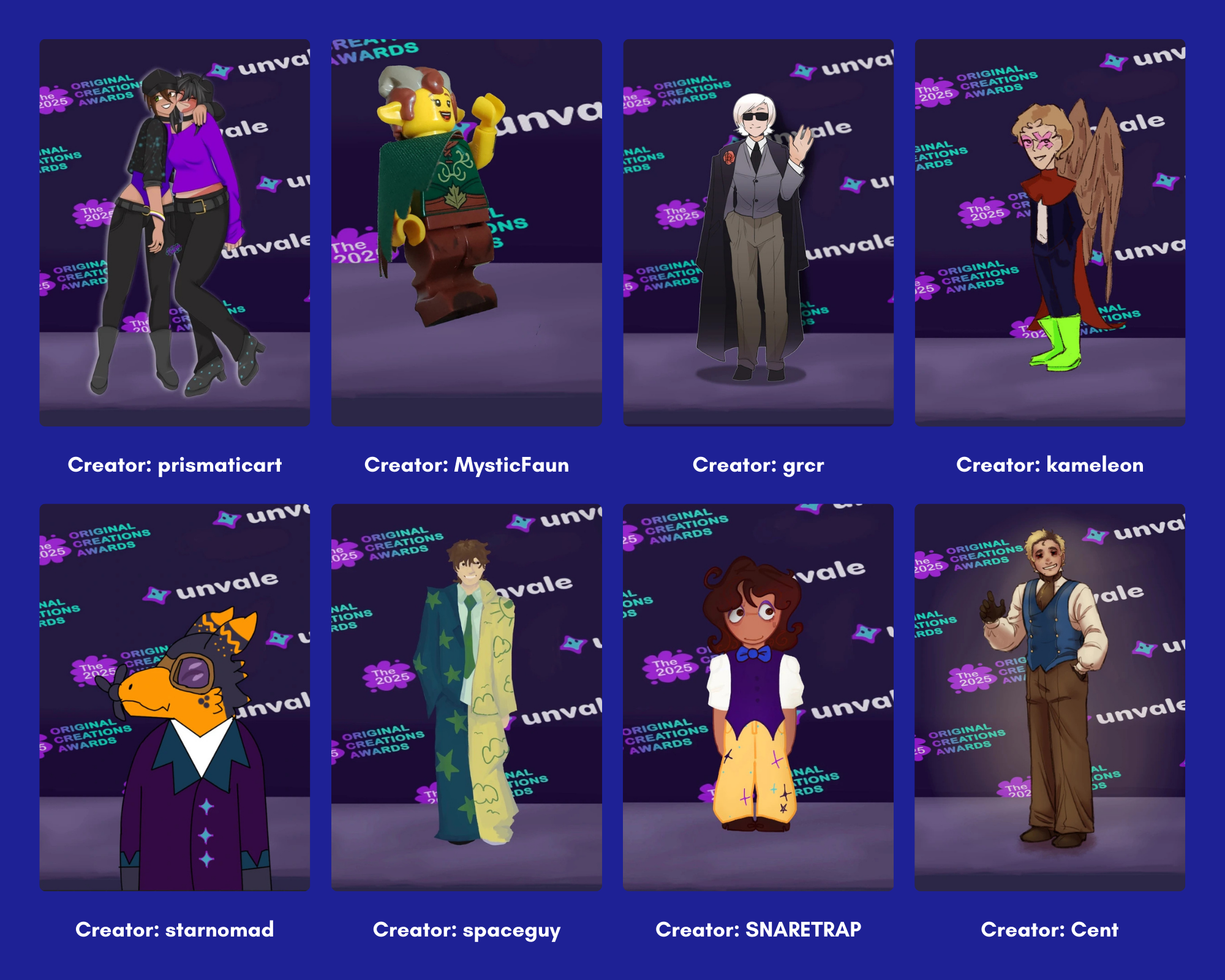 Art of user's OCs attending the OCA