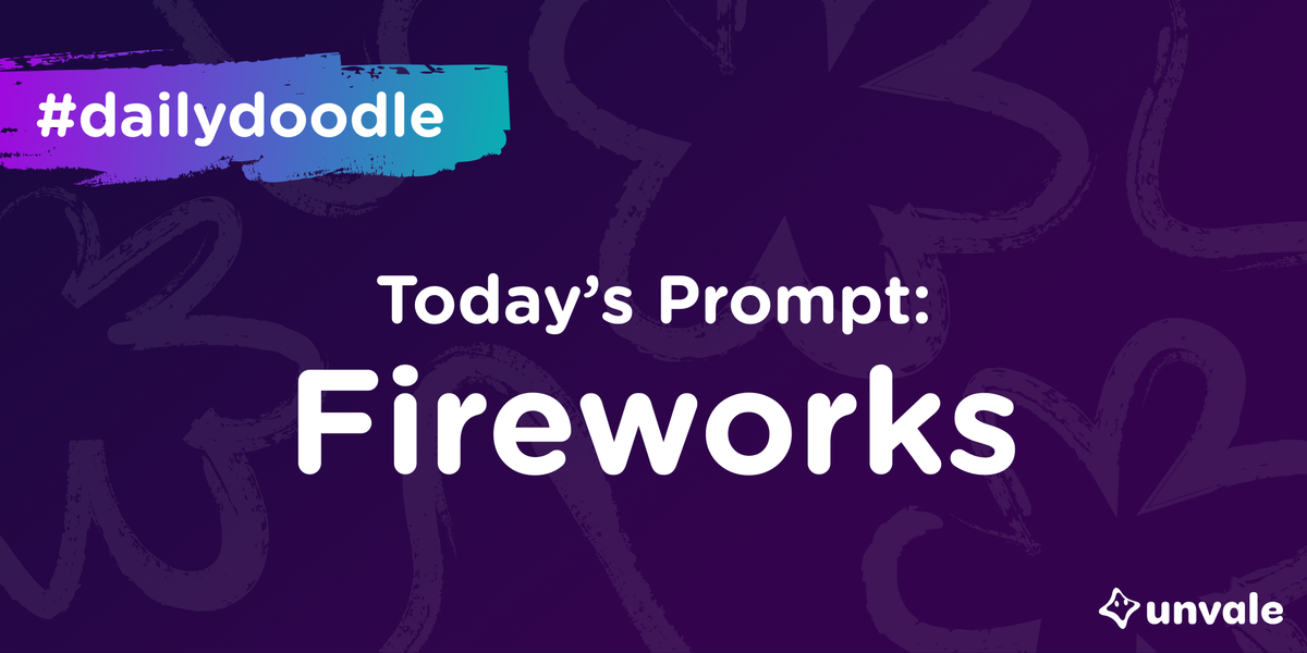 #DailyDoodle 70 - Fireworks