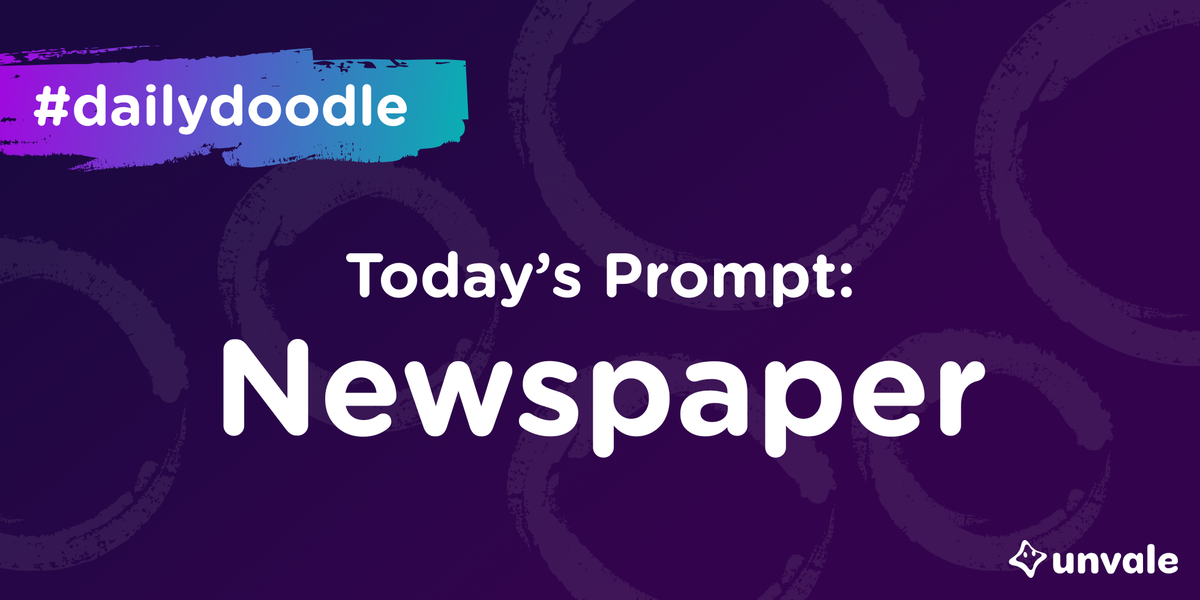 #DailyDoodle 110 - Newspaper