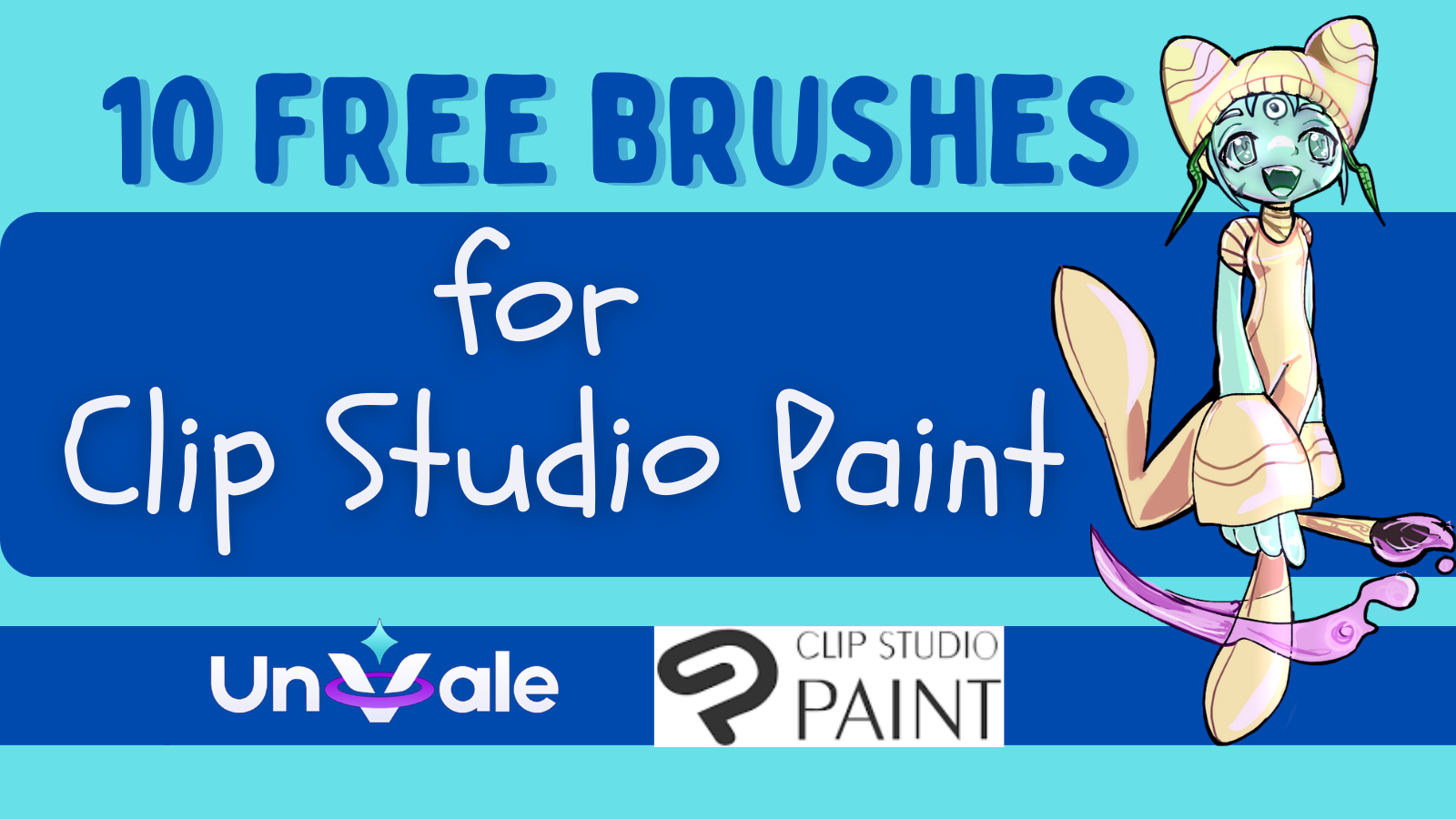 10 Free Brushes for Clip Studio Paint
