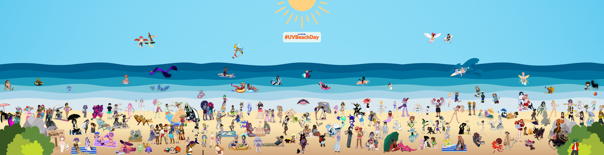 UVBeachDay Collaborative Image Reveal! ☀️😎⛱️