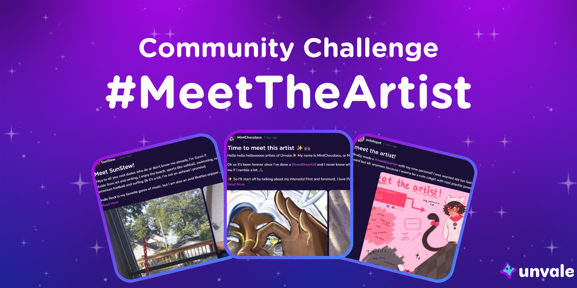 Join In On Unvale's #MeetTheArtist Challenge!