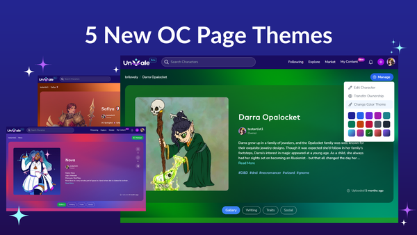 Changelog: New Themes, My Content Page, and More